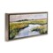 Stupell Industries Grassy Rural Marshlands Framed Floater Canvas Wall Art Design by Nina Blue